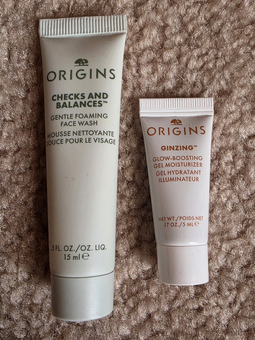 Origins Skincare Duo – Gentle Face Wash & GinZing Moisturizer $15 NWT